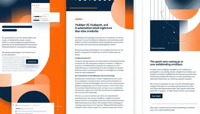 Newsletter signup illustration for HubSpot and AI automation insights Newsletter signup illustration for HubSpot and AI automation insights